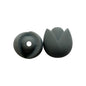 Lotus Silicone Beads Pastel Colors Soft Matte Finish 10pcs