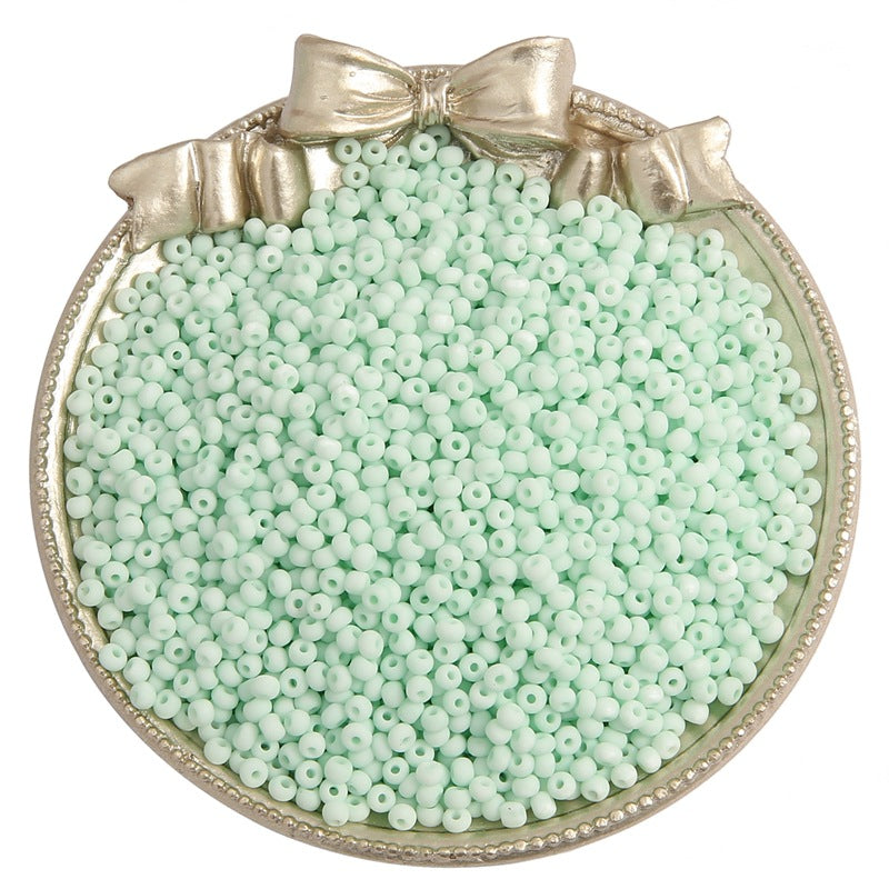 Frosted Seed Glass Beads 4mm Pastel Colors Matte Finish 320pcs 15