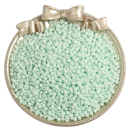Frosted Seed Glass Beads 4mm Pastel Colors Matte Finish 320pcs 15