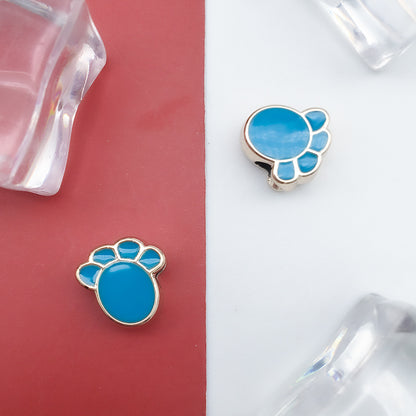 Enamel CCB Plastic Acrylic Beads 9-15mm Large Hole Playful Shapes 40pcs 28