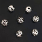 Round Metal Beads 9mm Ancient Coin Pattern Alloy 30pcs 3