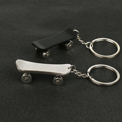 Metal Mini Kick Scooter Keychain Colorful Athletic Charm 2