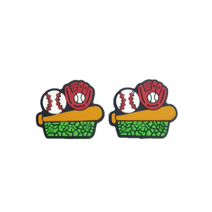 Silicone Focal Beads Candy Baseball Coffee Machine Set 20pcs 8
