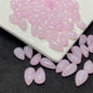 Czech Glass Beads Teardrop 8mm 14mm Glossy Purple Pink Iridescent 100pcs 4