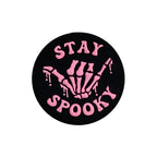 Silicone Focal Beads Ghost Finger Stay Spooky Lettering 20pcs 3
