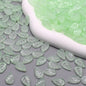 Vintage Czech Glass Leaf Glass Beads 11x18mm 100pcs 21