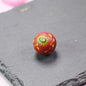 Vintage Phoenix Eye Lampwork Glass Beads 20mm Round 10pcs 26