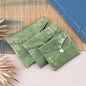 Vintage Chinese Style Brocade Plum Blossom Pattern Snap Closure Pouch 7x8-10x12cm 1pc 12