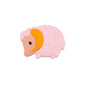Silicone Focal Beads Little Sheep Golden Horns Side Profile 10pcs 11