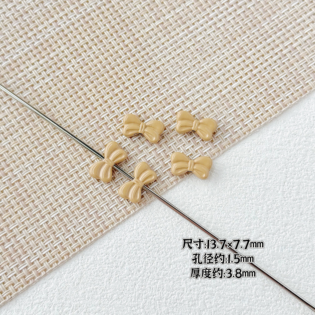 Baking Painted Christmas Tree and Bells Metal Beads 20pcs Festive Colors 12