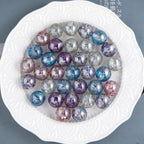 Shimmer Starry Resin Beads 16mm Round Multicolor 10pcs 3