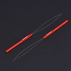 Jewelry Needle Tools Steel Colorful Plastic Handle 22cm 20pcs 2