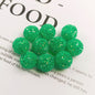 Glitter Bubblegum Beads 16mm Colorful Iridescent Sparkle 1pc 28