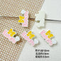 Signboard Metal Beads Painted Sanrio Series Colorful 10pcs 26
