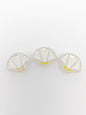 Glow Scallop Acrylic Beads 24mm Pastel Luminescent 50pcs 19
