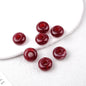 Acrylic Round Spacer Beads 14mm Antique Blooming Ink 50pcs 13