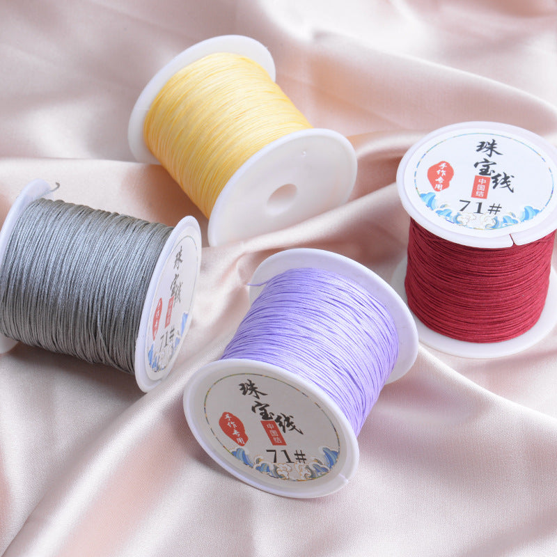 Nylon Thread Solid Color Glossy Finish 0.4mm 60m Spool 2