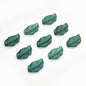Czech Glass Beads Feather Leaf 17x28mm Gradual Color Change 20pcs 13
