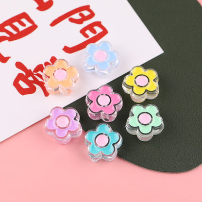 Transparent Enamel Lollipop Series Acrylic Beads 20-30mm Playful Mixed 20pcs 14
