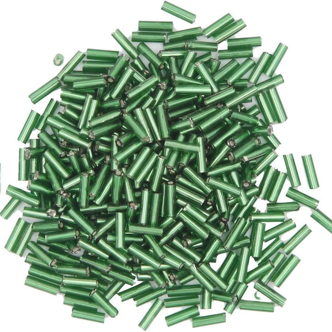 Transparent Bugle Glass Beads 6mm 24 Colors Mixed 9600pcs Box 5