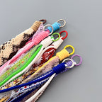 Braided Boho Lace Tassel Crochet Keychain Polyester 19cm 4pcs 3