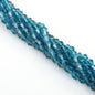 Electroplated Faceted Glass Beads 6mm Transparent Mixed Colors 45pcs 20