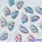 Iridescent Half Butterfly Wings Glass Beads 8x15mm 50pcs 11