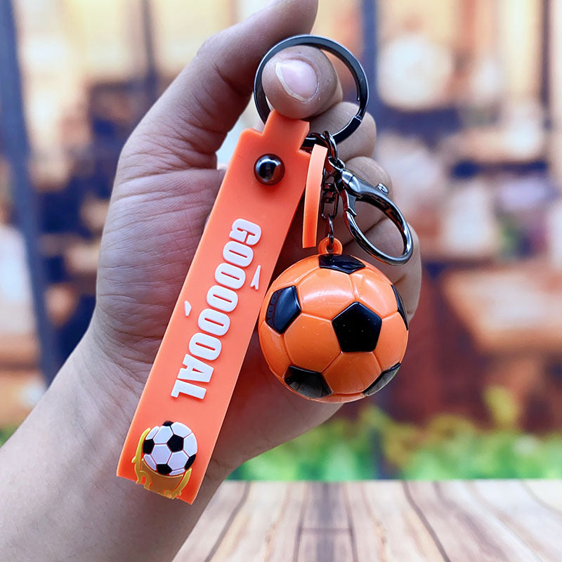 Acrylic World Cup Football Keychain Mini Soccer Ball Colorful Design 8