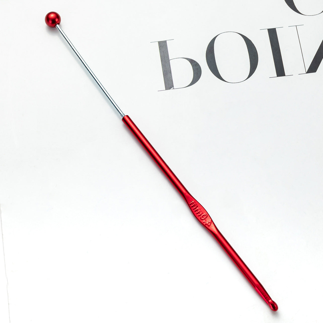 Beadable Crochet Hooks Metallic Slim Polished 3.0mm to 6.0mm 13