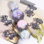 Alloy Bow Bead Caps 20mm Colorful 20pcs 6