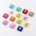 Hello KT Puzzle Acrylic Square Beads 18mm Colorful 10pcs 5