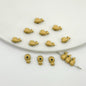 Whale Metal Beads 8mm Baking Painted Colorful 50pcs 19