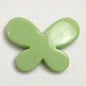 Creamy Color Butterfly Acrylic Flat Beads 29mm 1pc 12