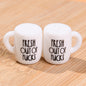 Silicone Focal Beads Printed Cup With Handle 20pcs 20