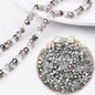 Transparent Flat Glass Beads 6mm Smooth Glossy Finish 200pcs 10
