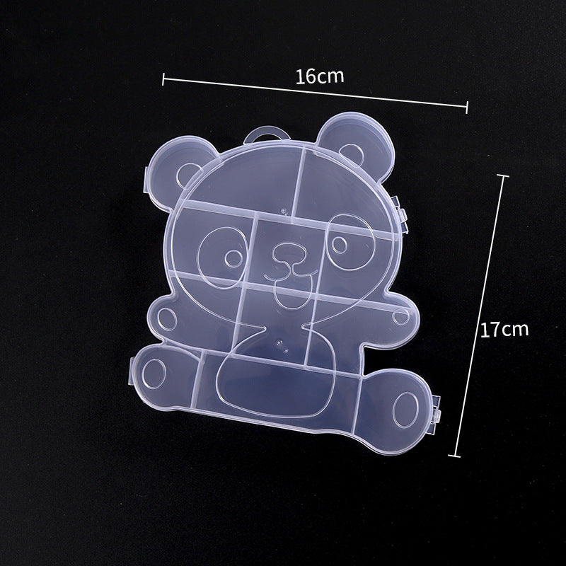 Multi Shaped Plastic Organizer Box PP Clear 1pc 13
