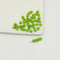 Heart Metal Beads 6mm Puffy Glossy Pastel Colors 50pcs 12