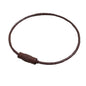 Spray Painted Steel Cable Keyrings Colorful Flexible Durable 20pcs 18