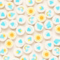 Flat Clay Beads 10mm Weather Series Polymer Colorful Discs 100pcs 12