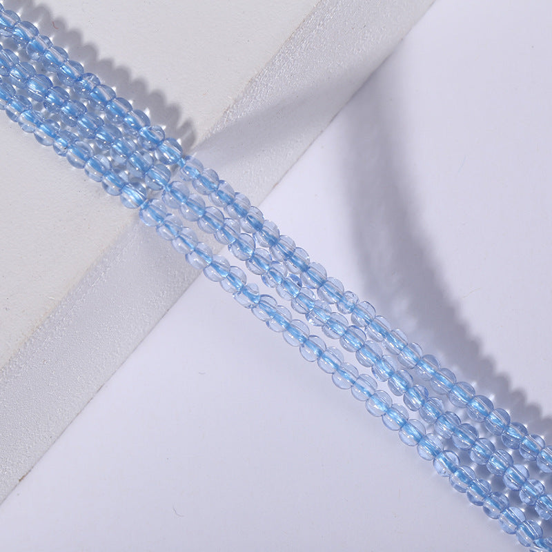 Colored Transparent Seed Glass Beads 2mm 2 Strands 400pcs 21