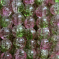 Crackle Glass Beads Round 8mm Dual Color Explosion 10 Strands 39
