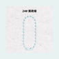 Multi Colored Iron Ball Chain Key Rings 10mm 12mm Length 100pcs 30