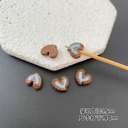 Baking Painted Series Metal Beads Colorful Glossy Alloy 20pcs 11