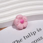 Colorful 3D Cherry Blossom Acrylic Beads 19mm Flower 20pcs 10