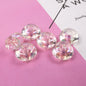 Acrylic UFO Spacer Beads 14mm Glossy Faceted Plating 100pcs 5