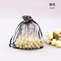 Organza Drawstring Bags Silver Butterfly Print 11x16cm 100pcs 8
