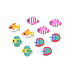 Fish Clay Beads Tropical Series Colorful Polymer 200pcs 5