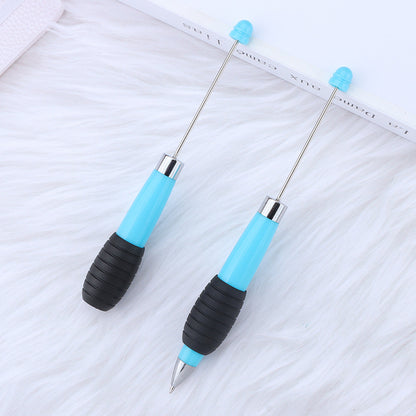Beadable Telescopic Pen Colorful Ergonomic Rotary Ballpoint 1.0mm 12