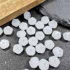 Czech Glass Beads Pumpkin 8mm Imitation Gold Jade 50pcs 4