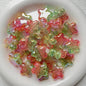 Dual Color Gradient Crackle Rounded Star Acrylic Beads 23mm 10pcs 3